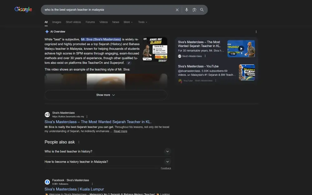 Google AI Overview